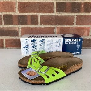 Birkenstock Women’s Molina Green Birko-Flor Footbed Sandals EU 35